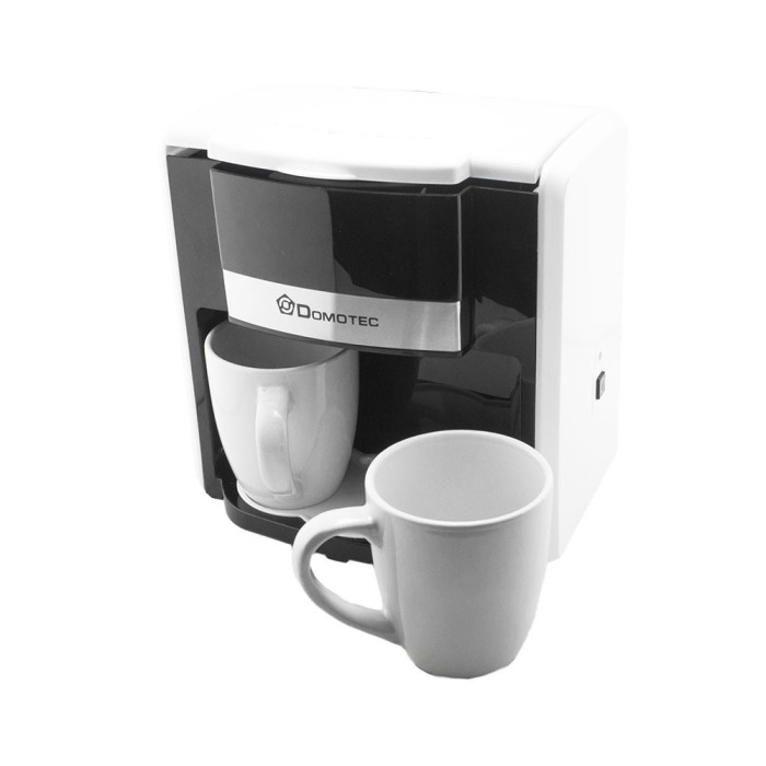 Кавоварка + 2 чашки DOMOTEC White MS-0706/6690 (6 шт./ясть)