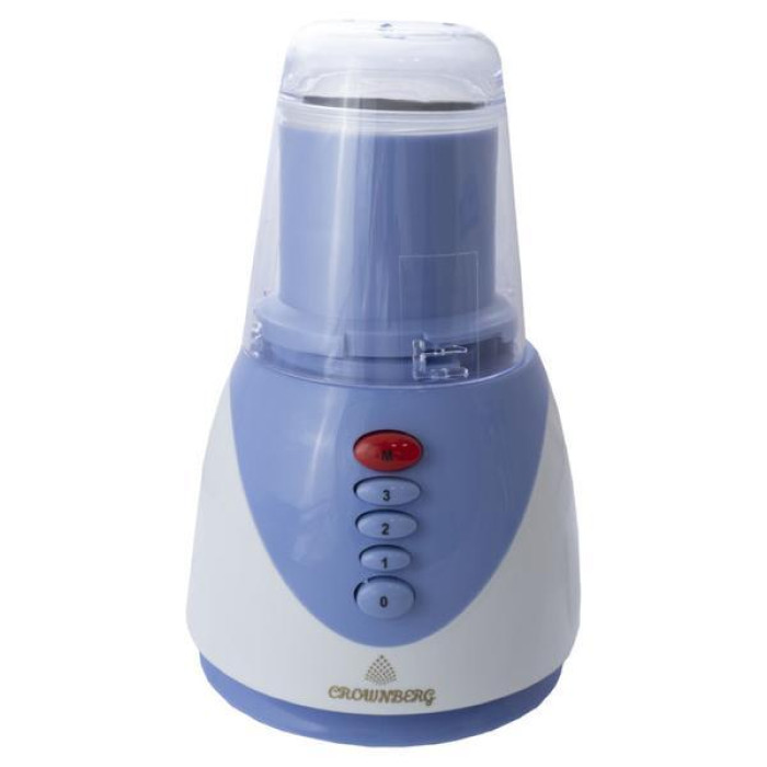 Блендер подрібнювач з кавомолкою 2 в1 3режима роботи 800 Вт Crownberg CB-7327 (6 шт./ясть)