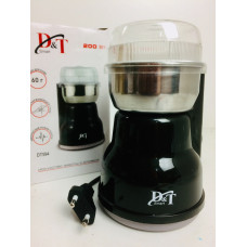 Кавомолка DT-594 подрібнювач неіржавка сталь 200 Вт (24 шт./ясть)