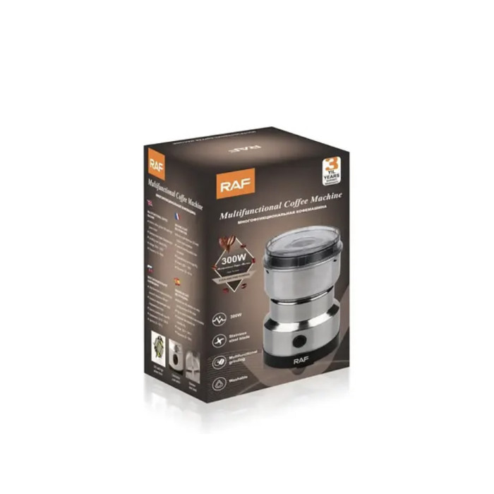 Кавомолка електрична 220В 300Вт RAF R7113/ 7438 (36шт/ящ)