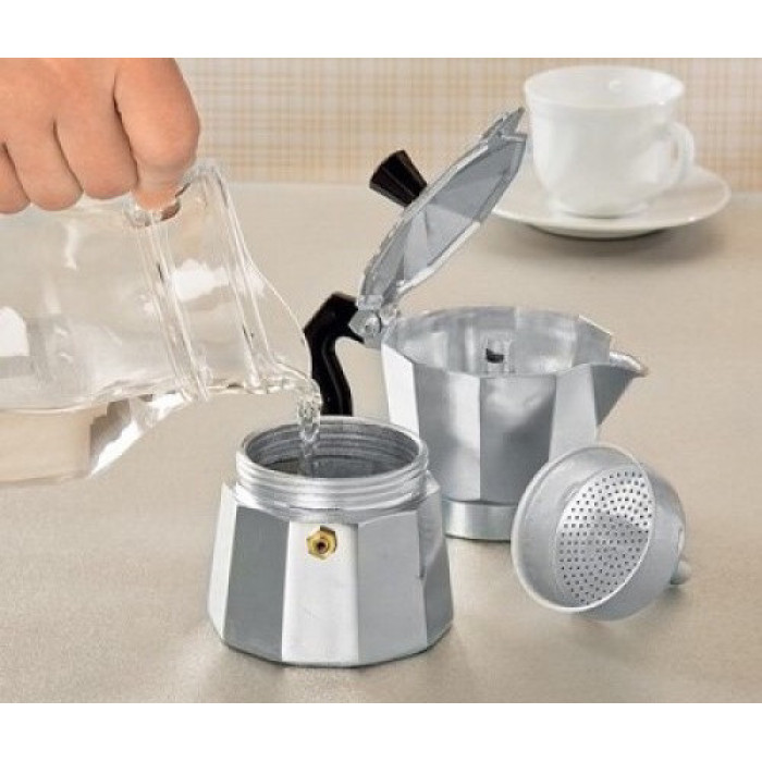 Гейзерна кавоварка алюм-3 чашки BN 155 (36 шт./ясть)