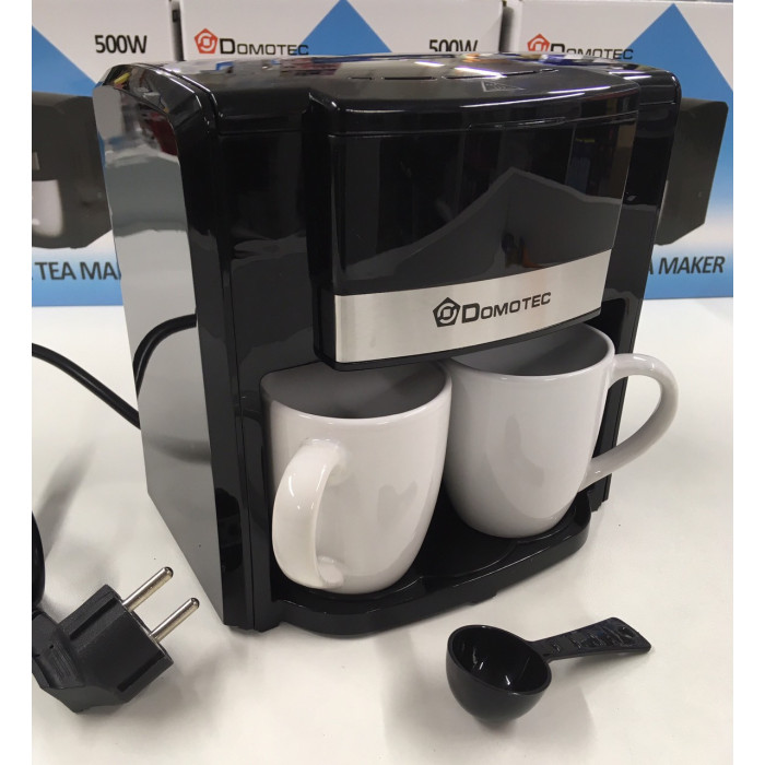 Кавоварка + 2 чашки DOMOTEC MS-0708/4280 (6 шт./ясть)