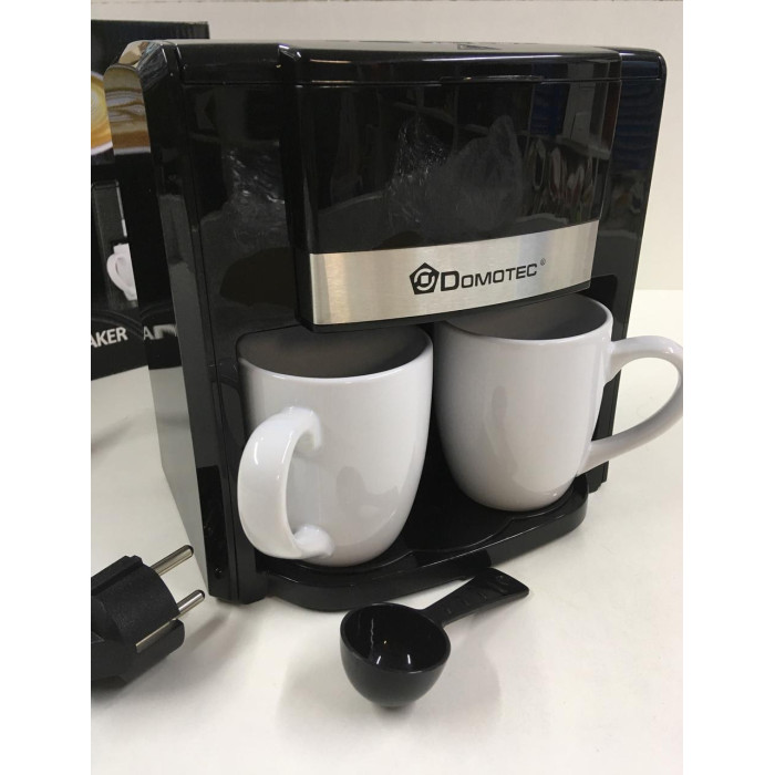 Кавоварка + 2 чашки DOMOTEC MS-0708/4280 (6 шт./ясть)