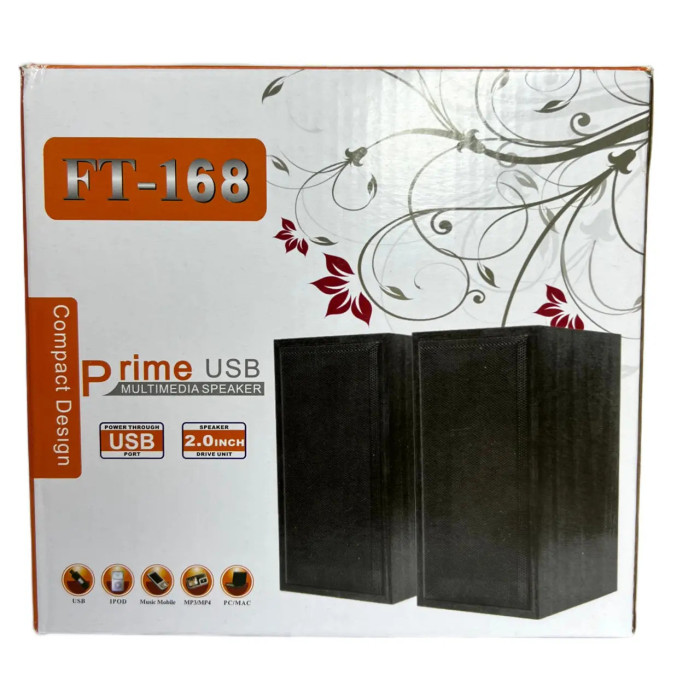 Музичні колонки для комп'ютера 2.0 FT-168/ 7962 (30)