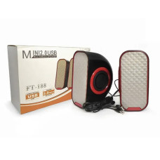 Музичні колонки для комп'ютера 2.0 6Вт FT-188 7658 (36 шт)