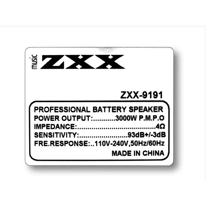 Акустична переносна колонка ZXX-9191/ 8215 60Вт 12" 67х38х32см TWS/FM/USB/TF/SD/BT/REC/LED/2MIC (1)