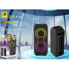 Колонка музична портативна Bluetooth з мiкрофоном 4" BT 2425 (16) 6696