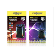 Акустична переносна колонка ZXX-9393/ 7909 80Вт 15" 81х30х30см TWS/FM/USB/TF/SD/BT/REC/LED/2MIC (1)