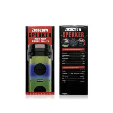 Колонка музична портативна Bluetooth ZQS 6210 W (4) 8179