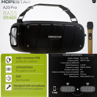 Мінідинамік Bluetooth HOPESTAR A20 PRO (10)