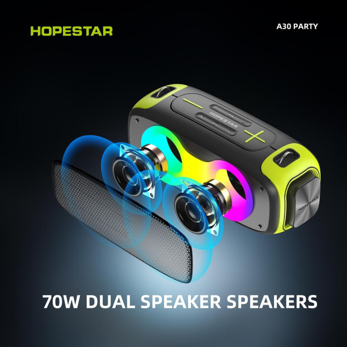 Мінідинамік Bluetooth HOPESTAR A30 PARTY (10)