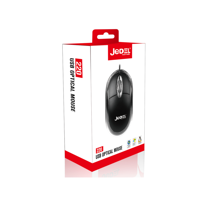 Миша USB JEDEL TB220/KB121 OPTICO (200)