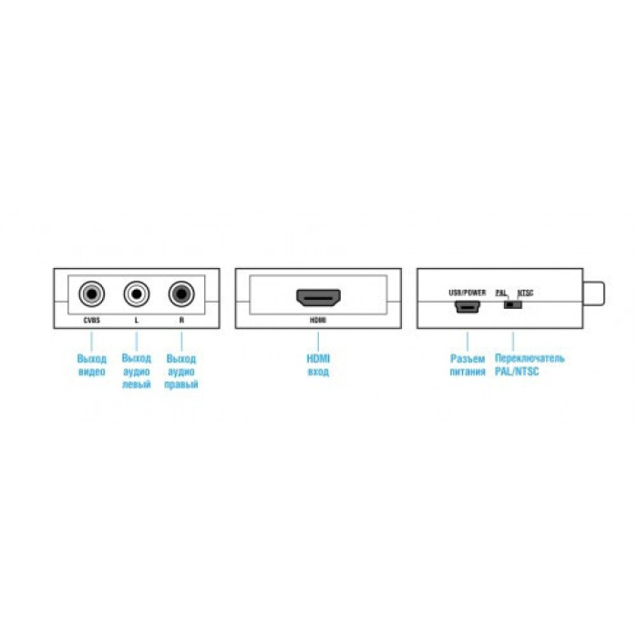Конвертер HDMI to VGA/VGA 001 ART-4272 (100 шт.)