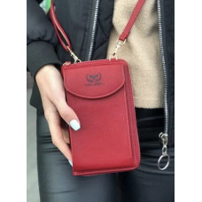 Гаманець ZL8591 БОРДОВИЙ/CHERRY Wallerry (180шт/ясть)