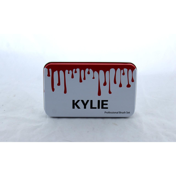 KYLIE Пензлик для макіяжу Make-up brush set білий 12 шт ART-4022 (160 шт)
