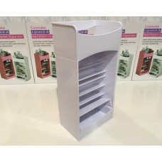 Вертикальний органайзер для косметики Cosmake Lipstick & Nail Polish Organizer 0009/ 6889 (24 шт./ясть)