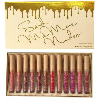 Набір матової рідкої помади KYLIE (золотої, 12 шт. в упоковці)