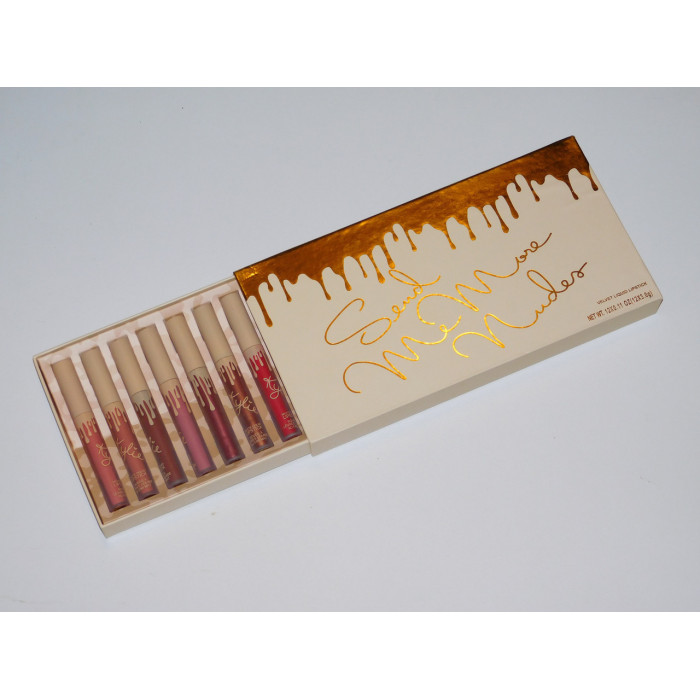 Набір матової рідкої помади KYLIE (золотої, 12 шт. в упоковці)