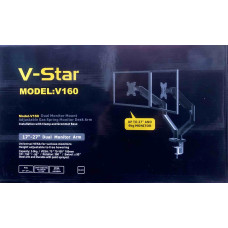 Настільне кріплення для двох моніторів F 160/808 17-30 (3 шт./ящ)