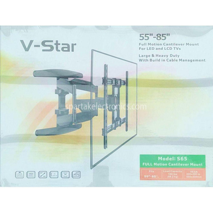Кріплення для ТВ з поворотом S65/ 8579 55-85" (2 шт./ящ)