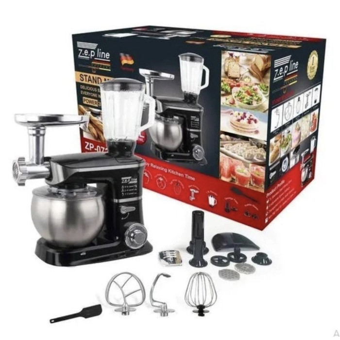 Кухонний комбайн Zepline 3в1 на 7 л 3200 Вт ZP-072 (2)