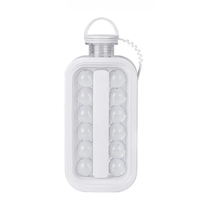 Силіконова форма для льоду на 17 кульок ICE CUBE TRAY/переносна пляшка для льоду ART 8863 (48)