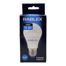 Лампочка Rablex (RB505) A60 12W E27 4100K (100)
