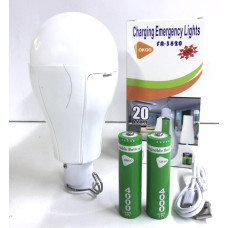 Лампочка з акумулятором 2 x 18650 роз'єм micro USB 5v BL FA 3820/8441 USB (100)