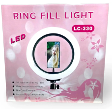 Кільцева LED-лампа LC-330 (1 кріп.тел.) (USB) (33см) (20)