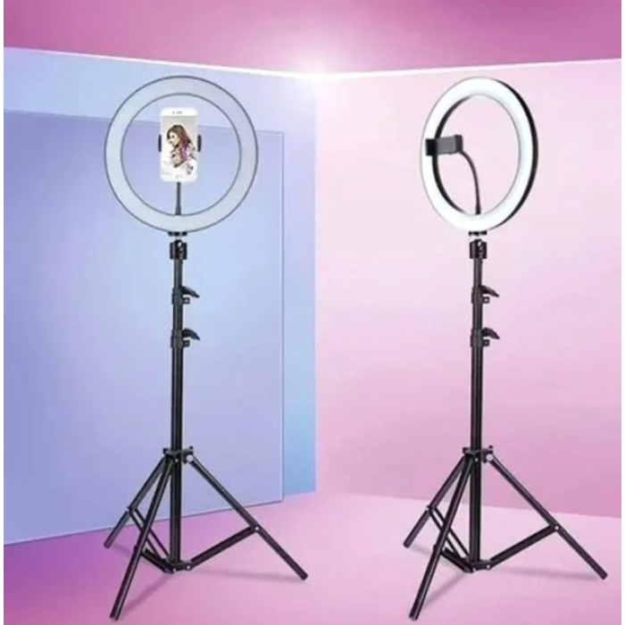 Кільцева LED-лампа S31 (1 кріп.тел.) (кер. на дроті) USB (33 см) (30 шт./ясть)