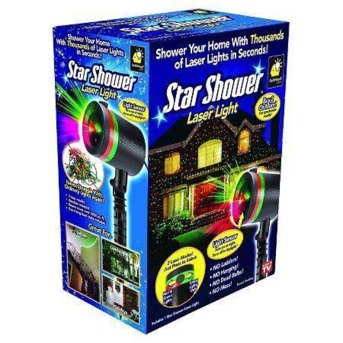 Вуличний лазерний проєктор точковий STAR SHOWER ART-0182 (30 шт./яский)
