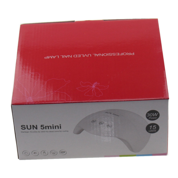 Лампа для гель-лаку SUN 5 MINI+LCD-екран 24W+12LED
