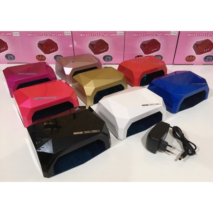 Лампа для гель-лаку LED+ спіраль 36W CCFL+LED 410000 (40-20 шт./яский)