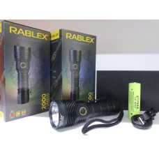 Ліхтар акумуляторний ручний з червоним світлом 2000 LUMENS Police RABLEX RB 920 (60)