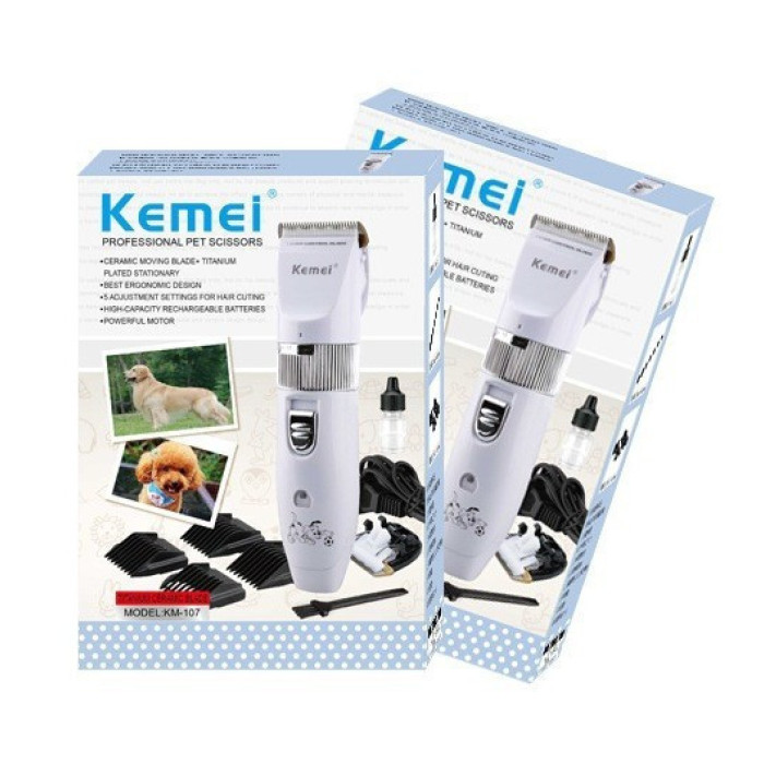 Машинка для стриження волосся KEMEI KM 107 (40 шт./яскравий)