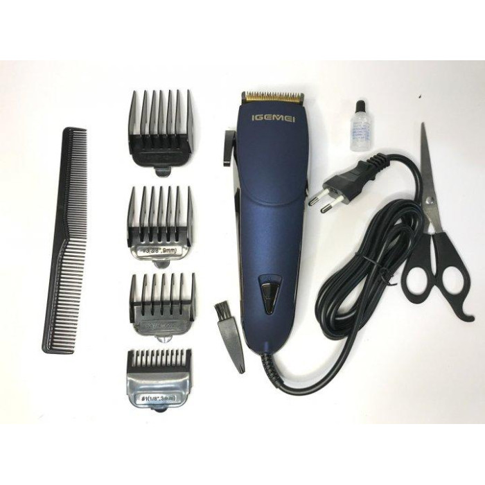 Машинка для стриження волосся від мережі Gemei GM 838 (40 шт./яскравий)