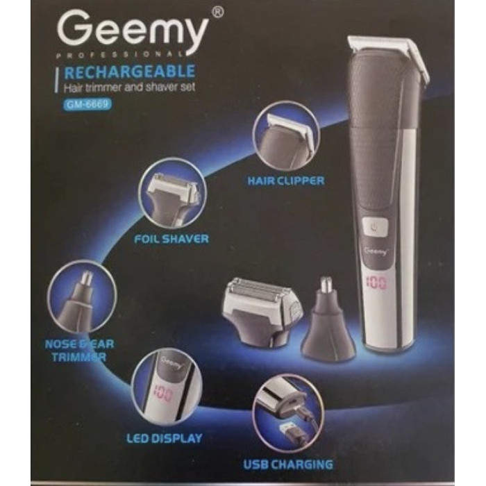 Машинки для стриження волосся GEEMY GM 6669 (60 шт/яск)