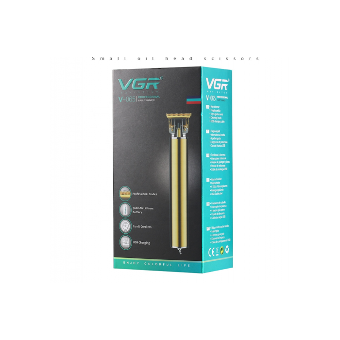 Професійна бездротова машинка для стрижки волосся VGR V 065 машинка для волосся борід (40 шт/ящ)