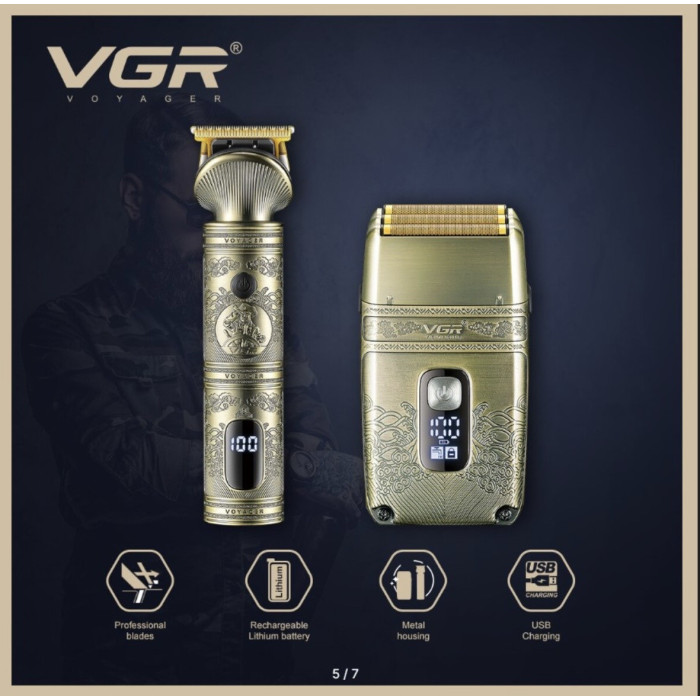 Електробритва Акумуляторна VGR V 649 (20 шт./яск.)