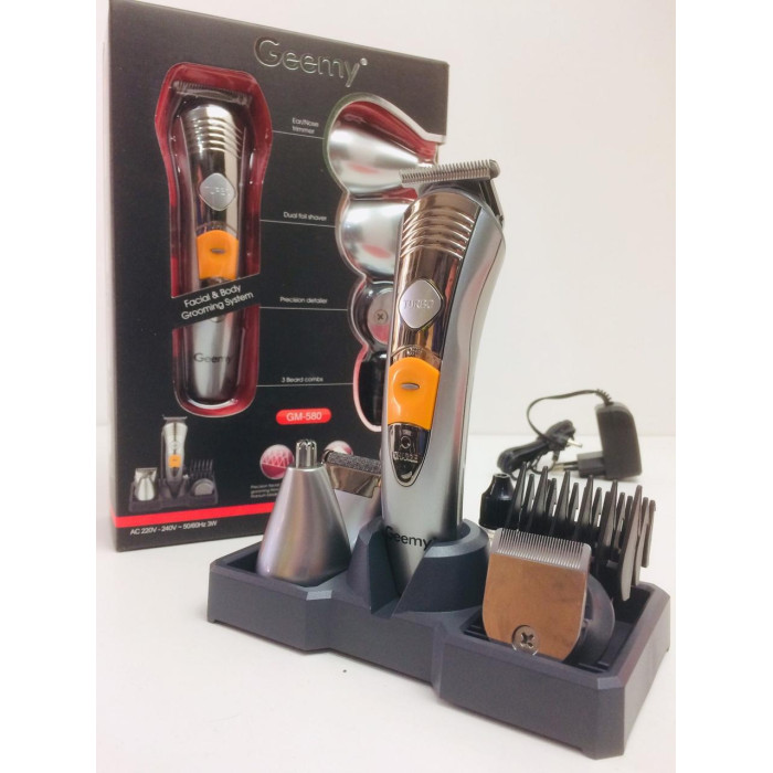 Машинка для стриження PROGEMEI GM-580 волосся + Бритва Тример 7 in 1
