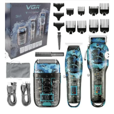 Професійний набір 3в1 Professional Set VGR V-645 тример, машинка для стриження та електроб (20)