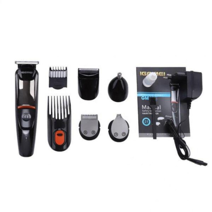 Машинка для стриження волосся бездротова 5 в 1 Gemei GM 853/ 7119 (40шт/яский)