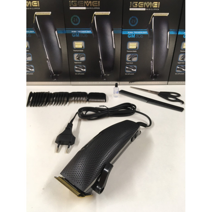 Машинки для стриження волосся Gemei GM-806 (40 шт./яскравий)