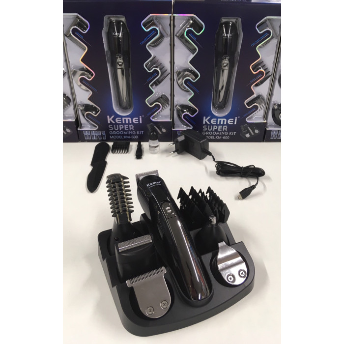 Машинка для стриження волосся 11 В1 KEMEI KM-600 (40 шт./ясть)