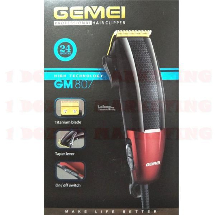 Машинки для стриження волосся Gemei GM-807 (40 шт./яск.)