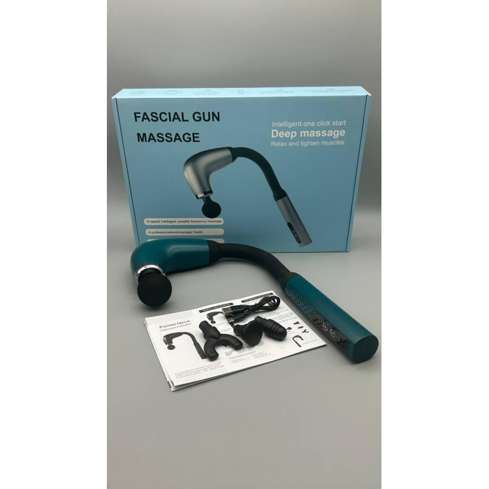 Масажний пістолет FASCIAL GUN з довгою знімною ручкою (20)