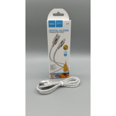 Кабель HOCO X99 Micro Crystal junction silicone charging data cable