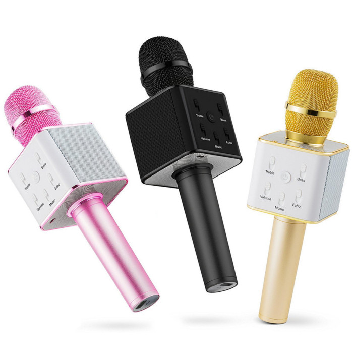 Радіомікрофон+ караоке Q7 в коробці (50 шт/ящ)