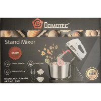 Міксер стаціонарний 250Вт пластикова чаша DOMATEC R 6637W/ 9331 (12)