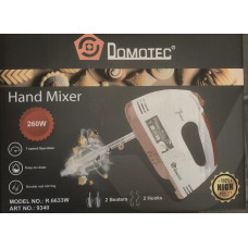 Міксер ручний 260Вт DOMATEC R 6633W WHITH/ 9340 (24 шт)